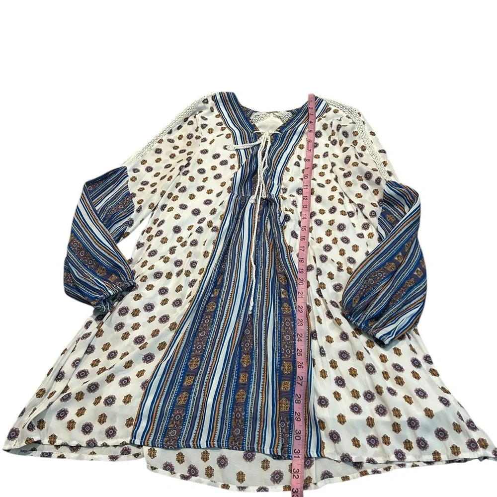 FREE PEOPLE rain or shine boho mini dress